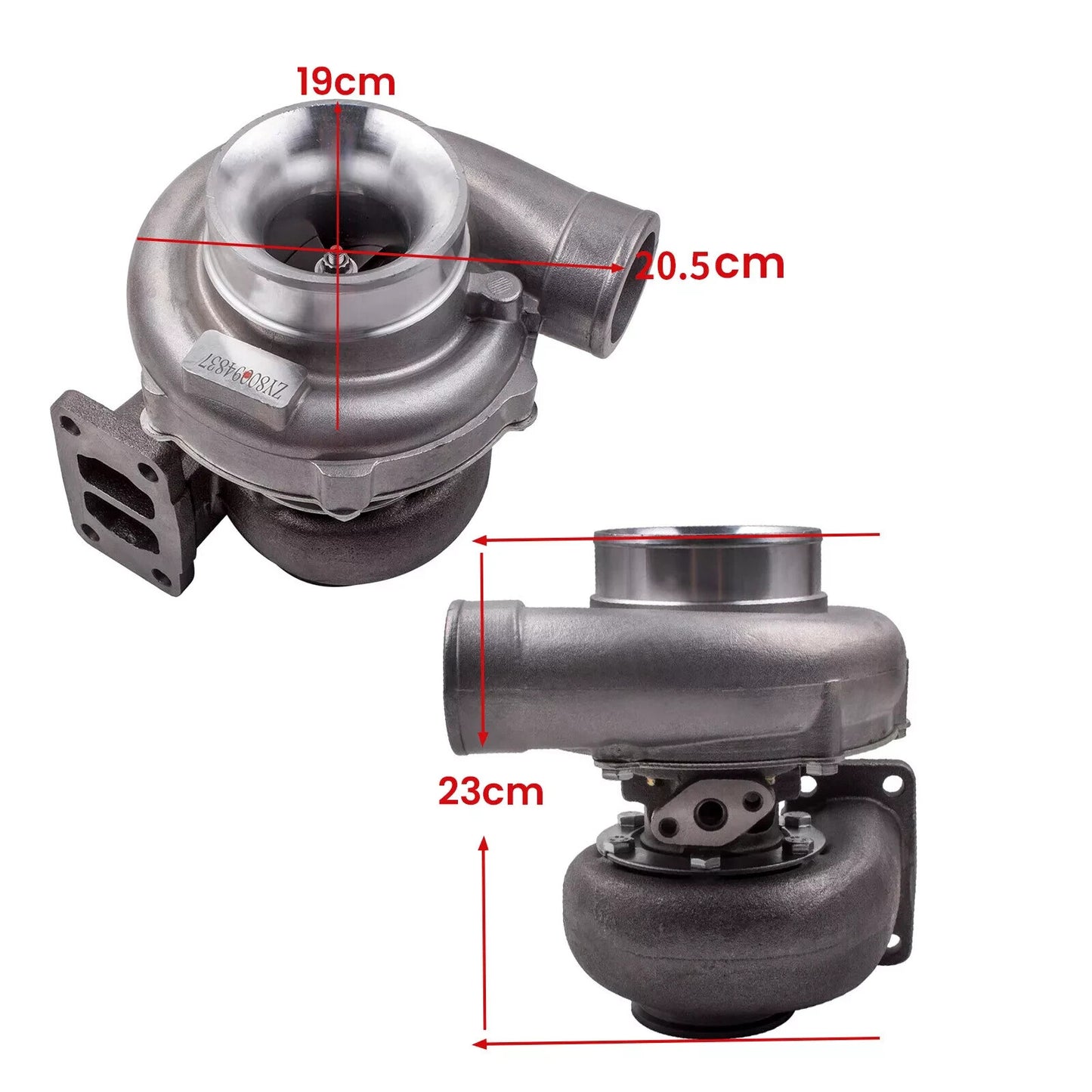 T70 .70 0.82A/R T3 V-Band Flange Oil Cooled Universal turbo charger 500+HP