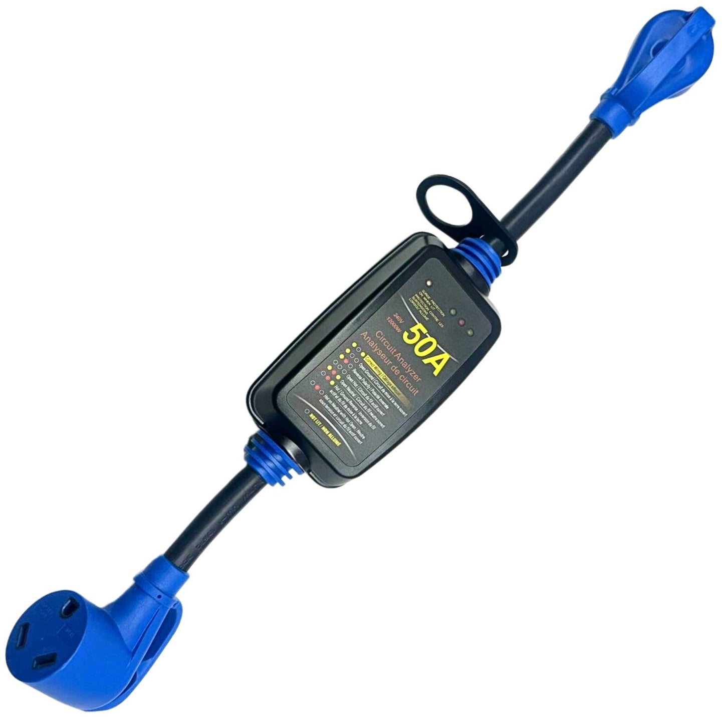 240 Volt RV Surge Protector 50 Amp RV Circuit Analyzer 12000w / 5000J & LED