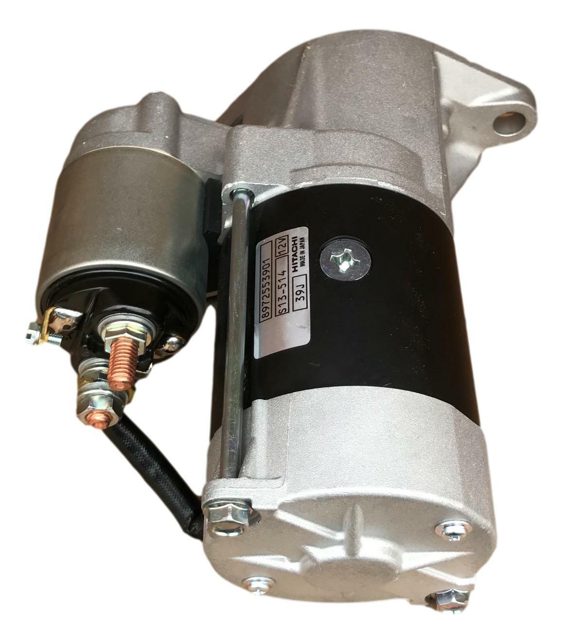HITACHI starter for Mustang Skid Steer Loader 552 960 Isuzu 4JB1 18296 455996