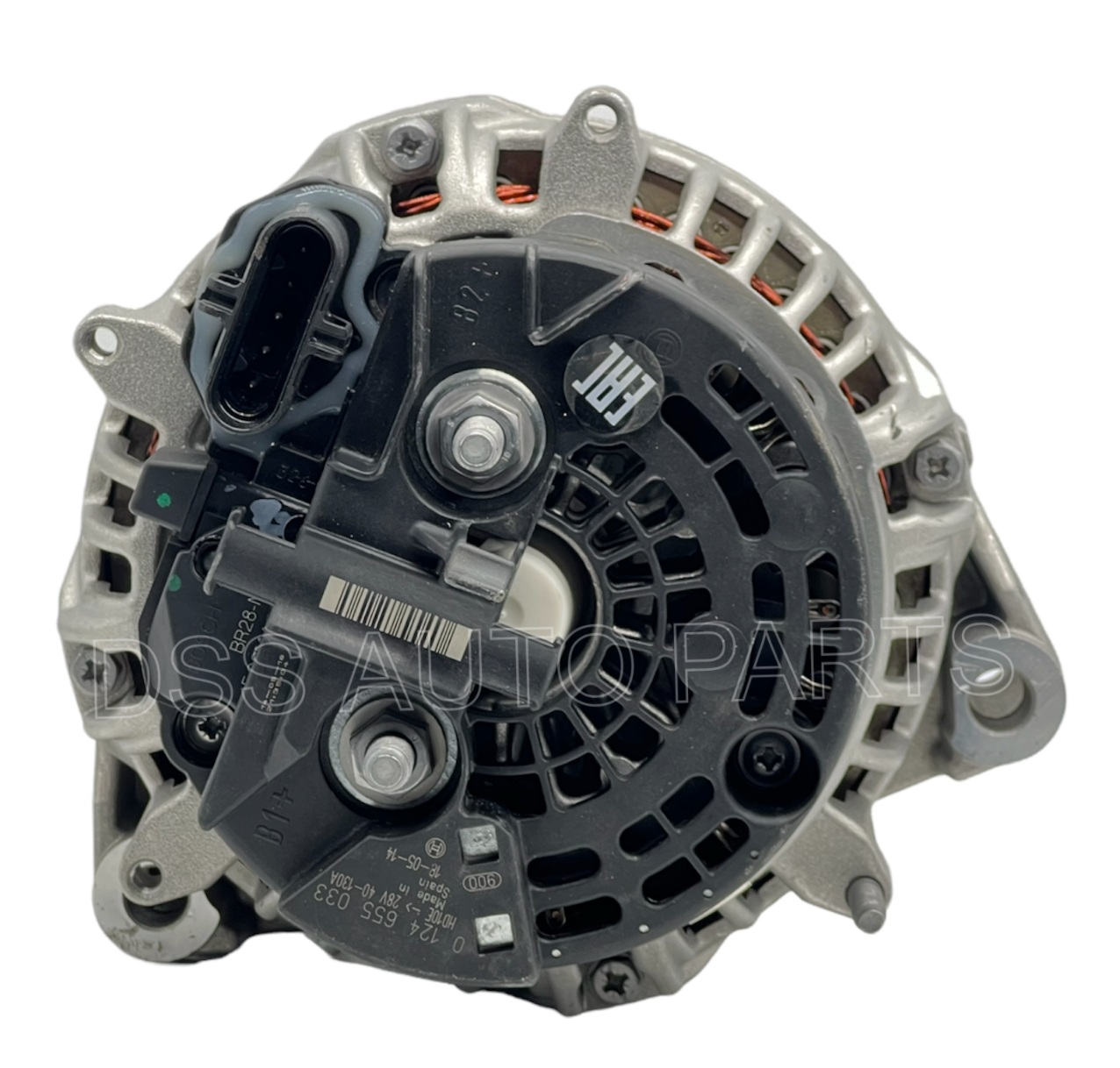 Alternator  John Deere 24 VOLT 130 AMP 0124655033 90-15-6635 FF101774 90156635