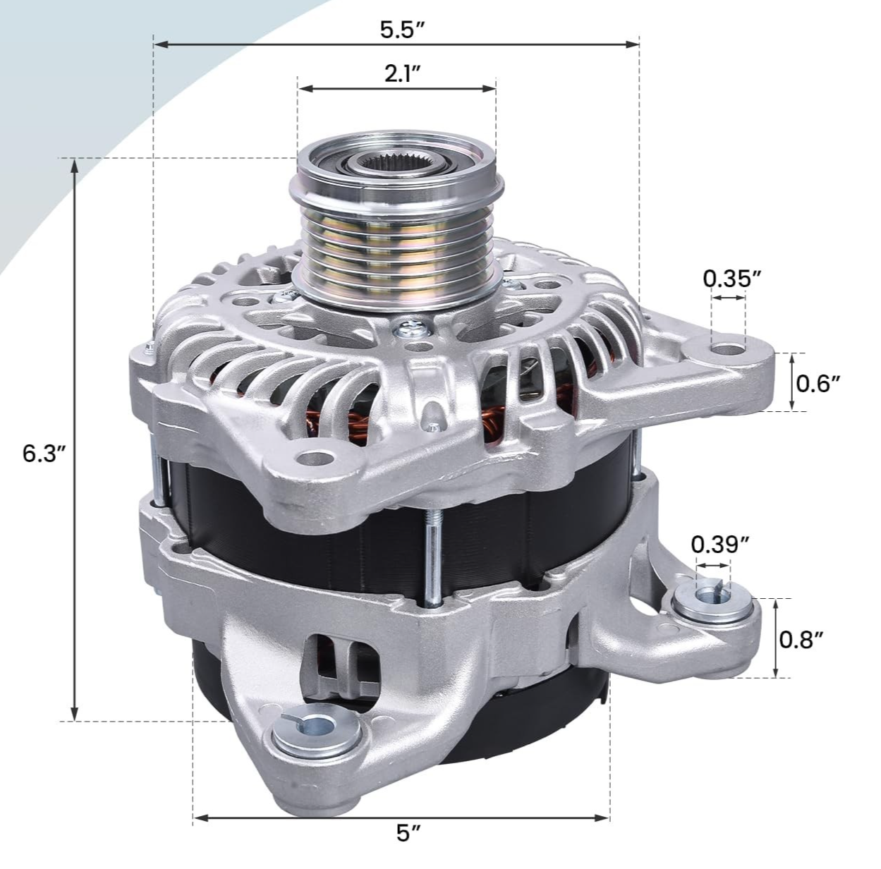 Alternator for Nissan Altima 2019-202 2.5L A5TE0381ZX A005TE0381ZX 120AMPS