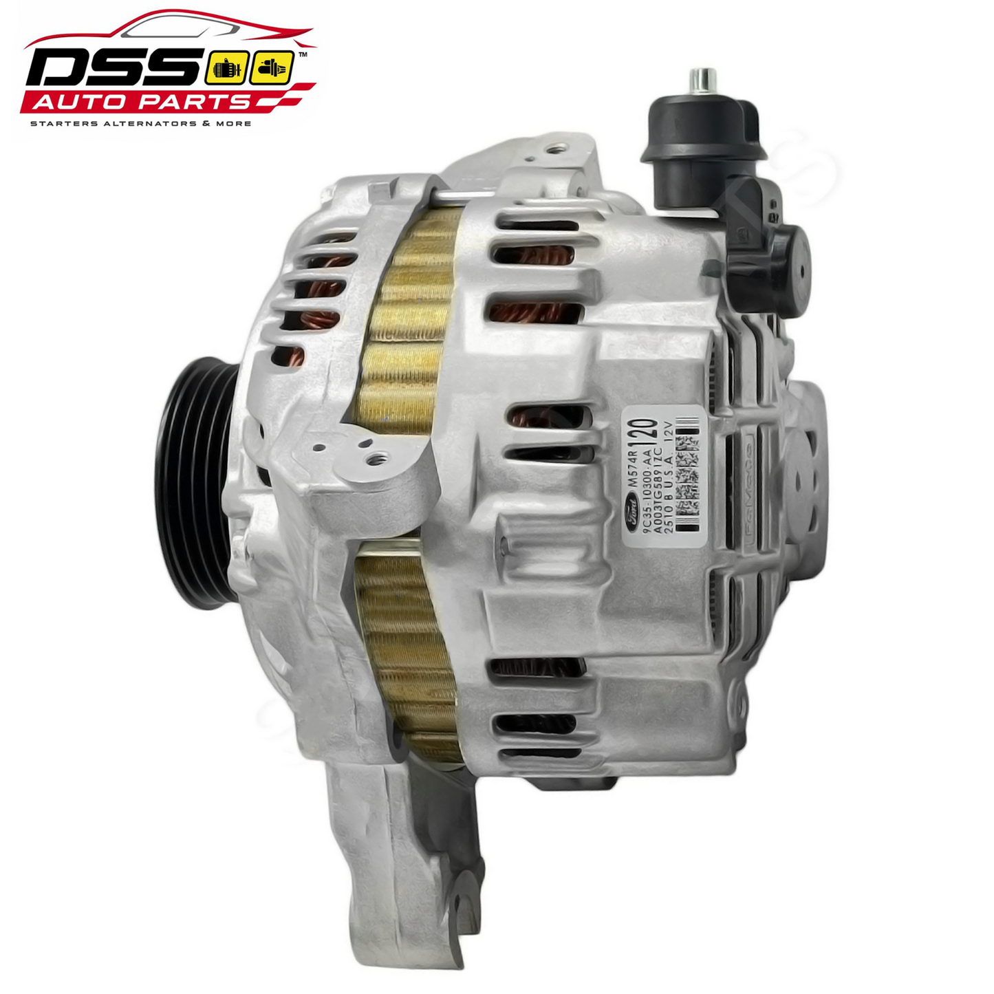 Alternator Fits Ford E-150 E-250 E-350 Super Duty E-450 Super duty 120AMP  11274N