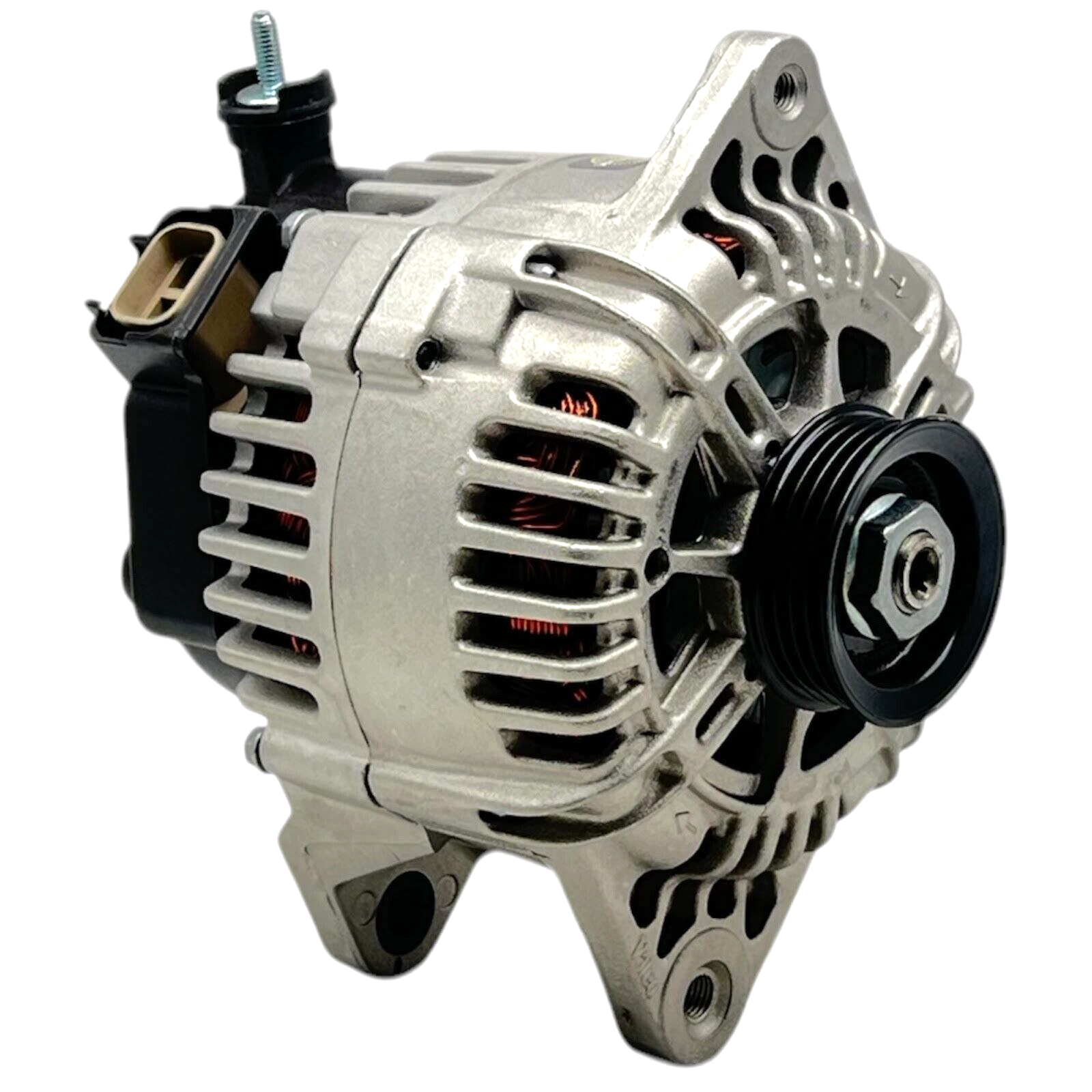 Alternator for Kia Sephia 99-01 Spectra 00-04 1.8L 110A 12V CW 4-Groove Pulley
