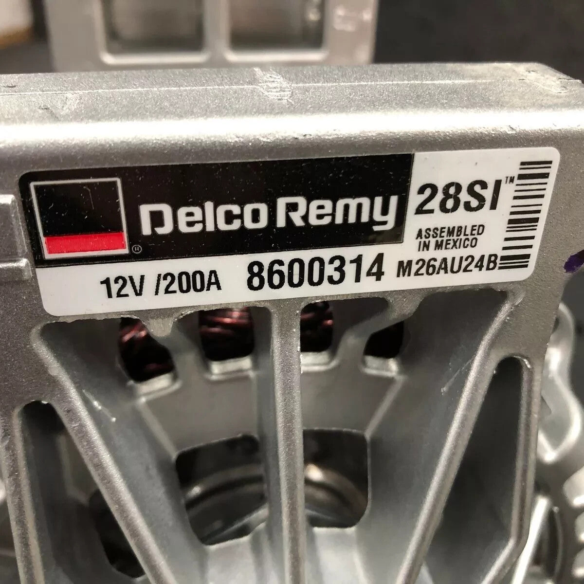 DELCO REMY Genuine Alternator 28SI Model 12V 200A for Peterbilt 385 386