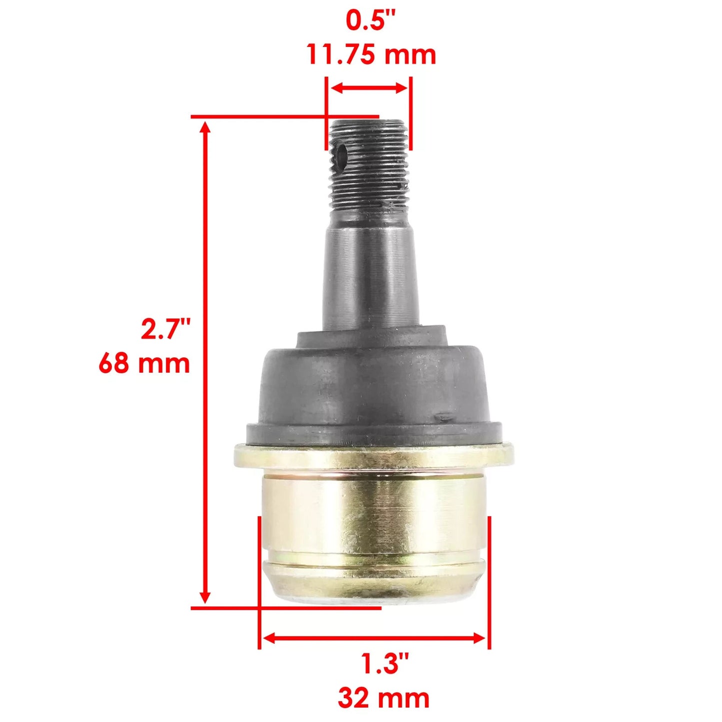 4 Upper and Lower Knuckle Ball Joint Fits Honda TRX350 Rancher 350 2000 - 2006