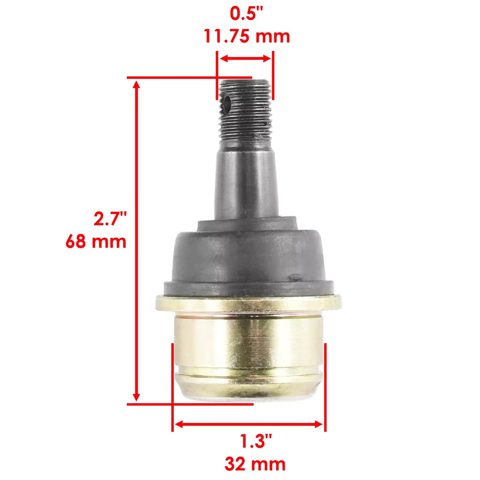 4 Upper and Lower Knuckle Ball Joint Fits Honda TRX350 Rancher 350 2000 - 2006