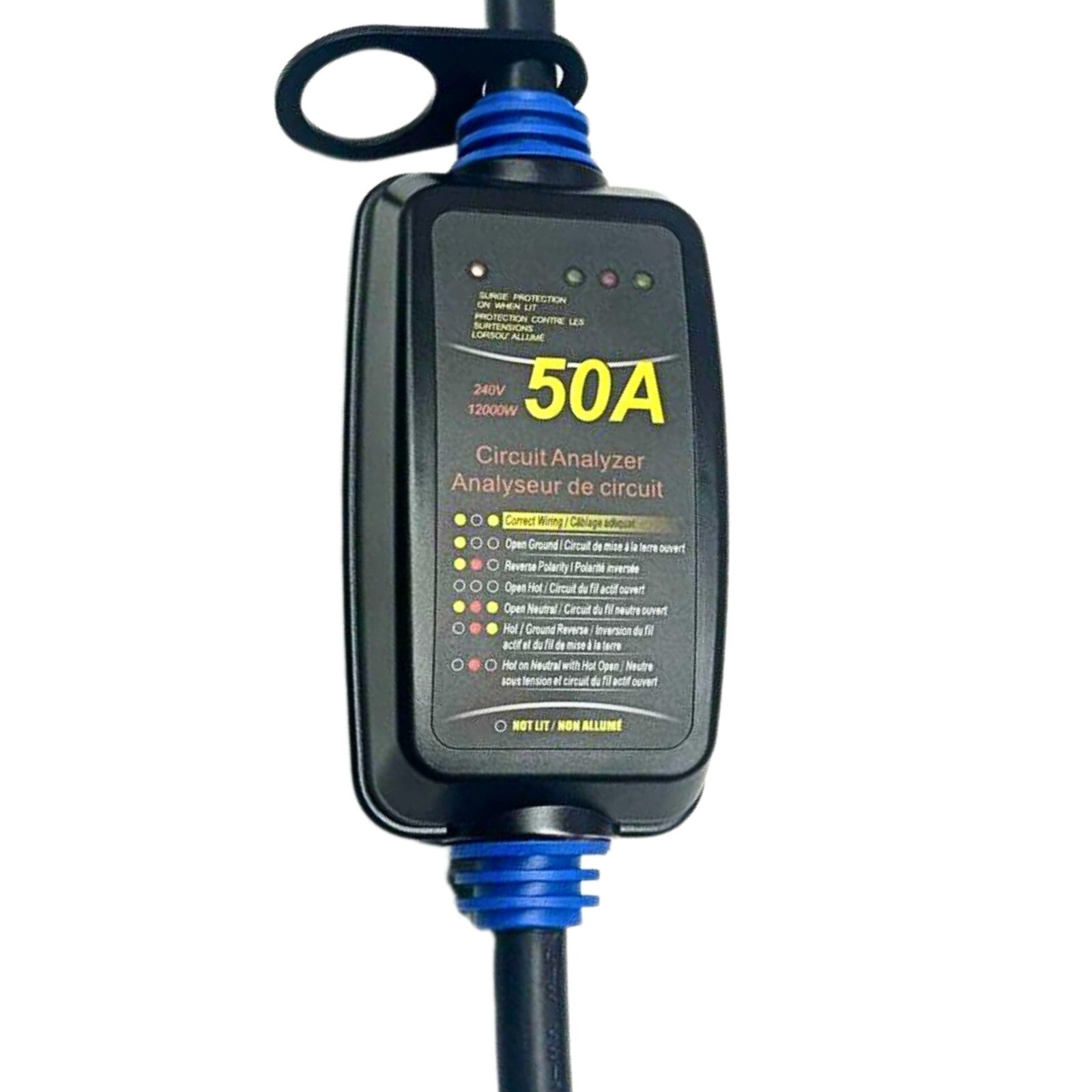 240 Volt RV Surge Protector 50 Amp RV Circuit Analyzer 12000w / 5000J & LED