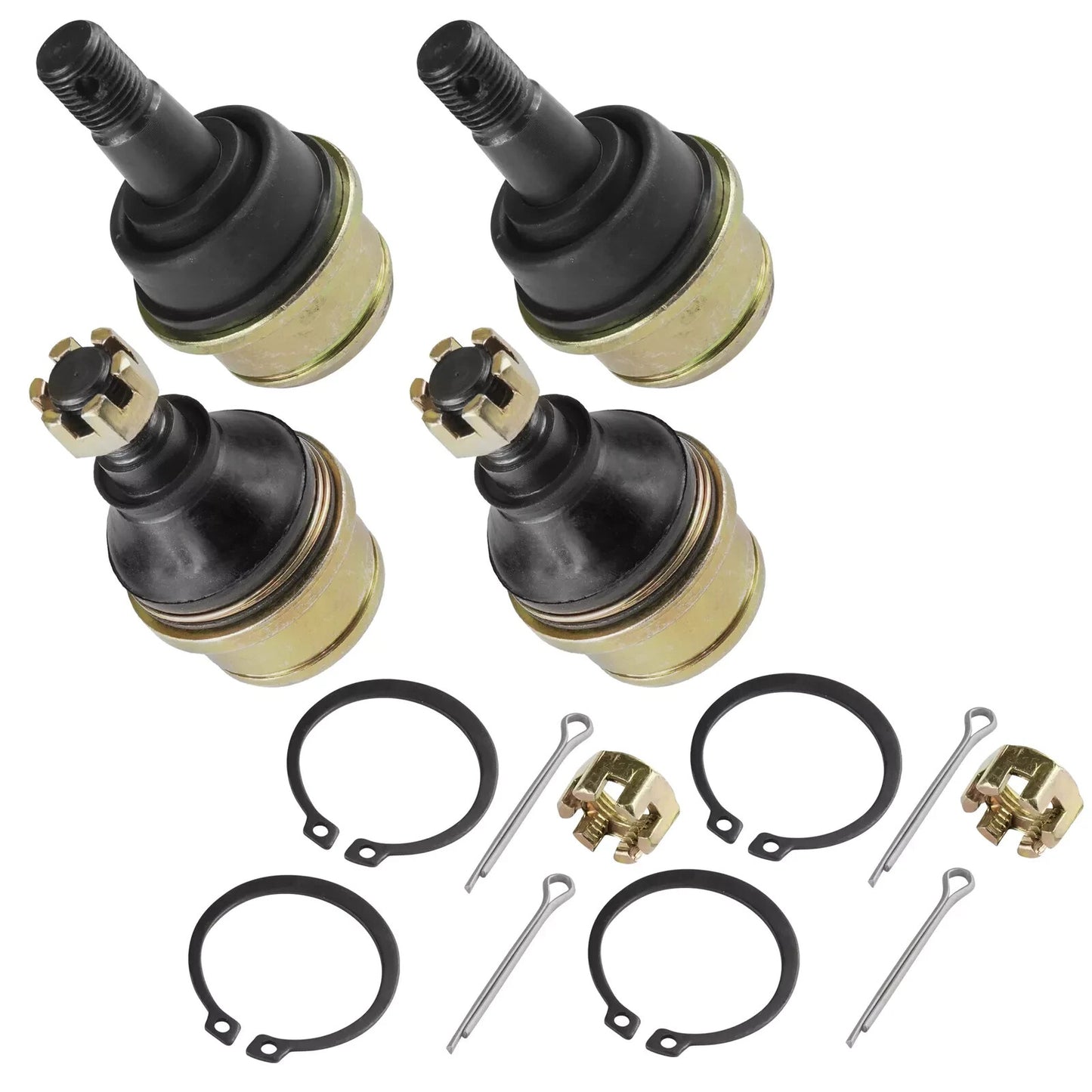 4 Upper and Lower Knuckle Ball Joint Fits Honda TRX350 Rancher 350 2000 - 2006