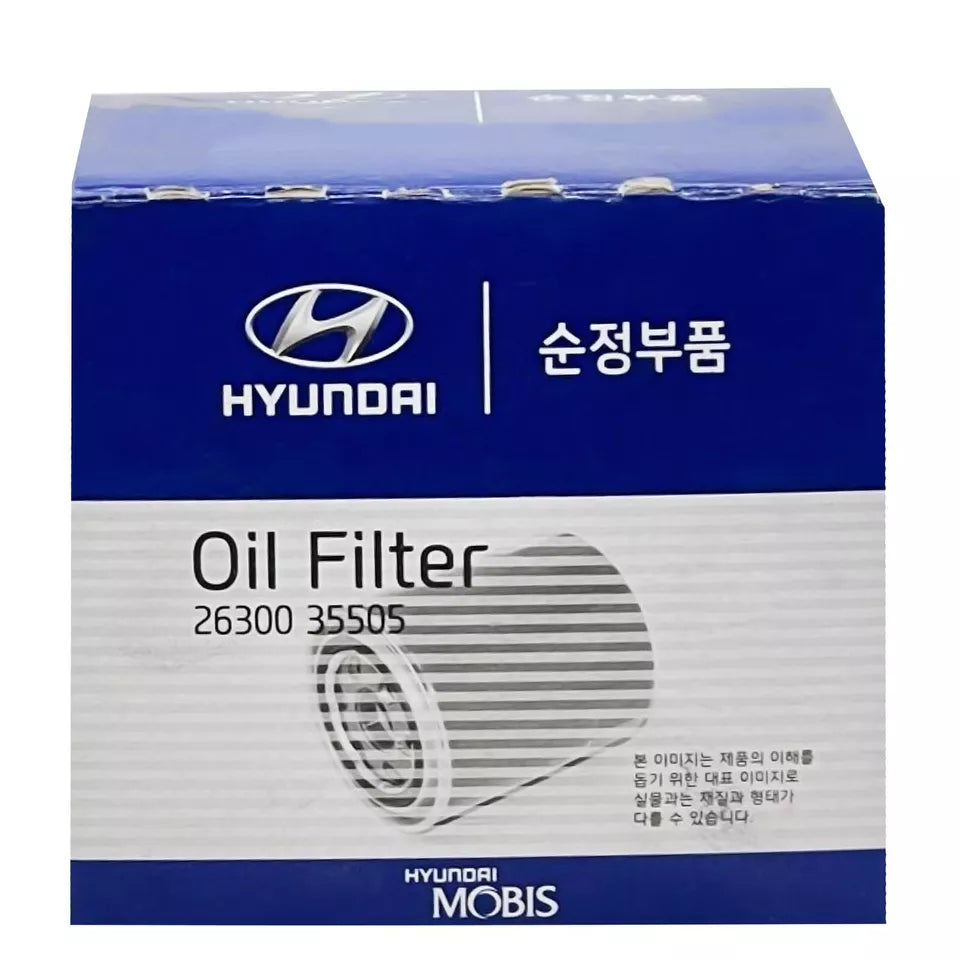 Hyundai Genuine OEM Engine Oil Filters for Kia OEM 2630035505 26300-35505 Filter